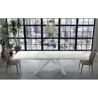 Tavolo Moderno Allungabile Fino a 278 cm in Ceramica Made in Italy – Settimmio Viadurini