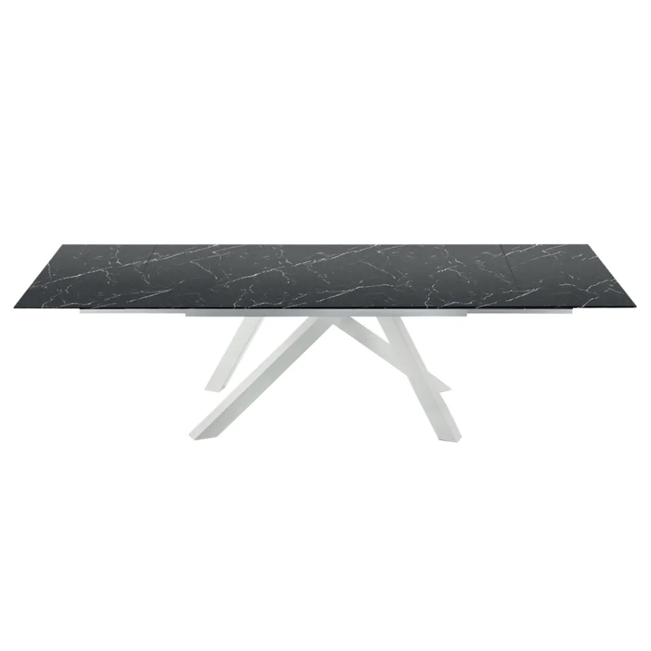 Tavolo Moderno Allungabile Fino a 278 cm in Ceramica Made in Italy – Settimmio Viadurini