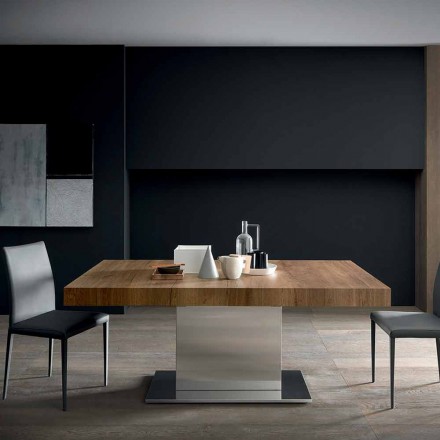Tavolo Moderno Allungabile Fino a 480 cm in Legno Made in Italy - Michael Viadurini