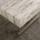Tavolo o tavolino allungabile con piano in nobilitato Palau Viadurini
