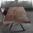 Tavolo per Sala da Pranzo in Legno Nobilitato Allungabile Fino a 280 cm - Lukas Viadurini