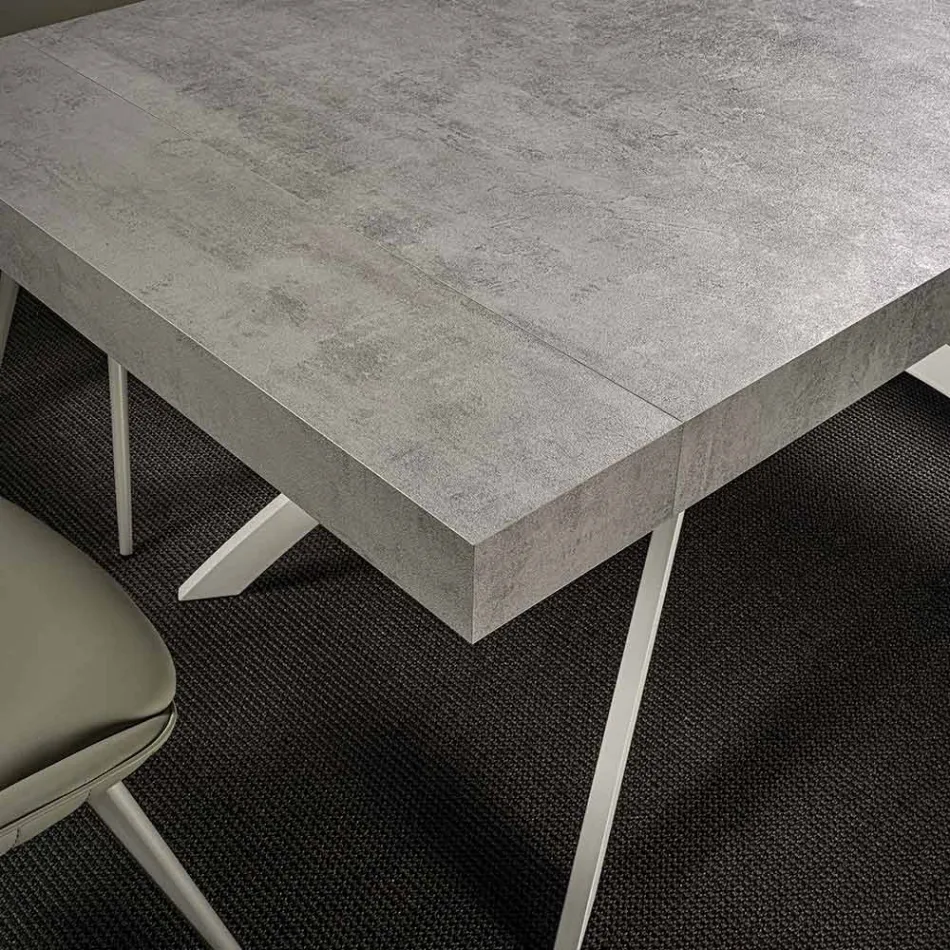 Tavolo per Sala da Pranzo in Legno Nobilitato Allungabile Fino a 280 cm - Lukas Viadurini