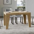 Tavolo Quadrato Allungabile a 440 cm in Legno Made in Italy - Fiore