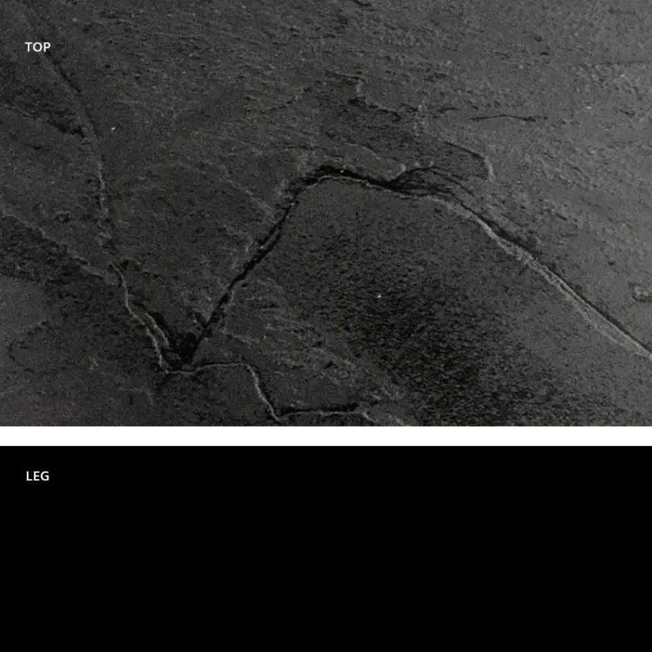 Tavolo Quadrato da Sala da Pranzo, Piano in HPL - Ottocento by Slide Viadurini