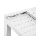Tavolo Rettangolare Allungabile a 210 cm Realizzato in Alluminio - Pennarello Viadurini