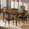 Tavolo Rettangolare con 4 Sedie in Legno Made in Italy - Angelite