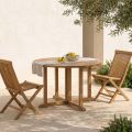 Tavolo Richiudibile da Giardino in Teak – Yggdrasil