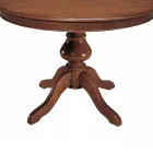 Tavolo Rotondo con Allunga da 34 cm Made in Italy - Tellus Viadurini