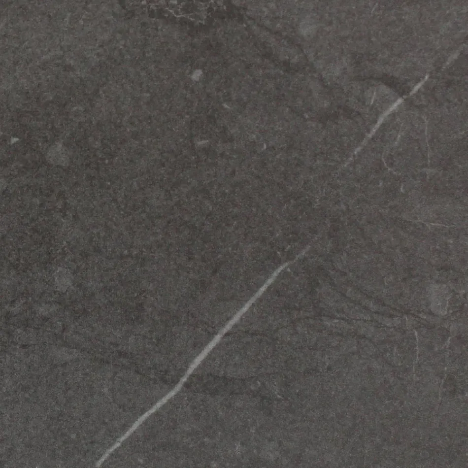 Tavolo Rotondo da Esterno in Ceramica Pietra Grey Made in Italy - Pegaso Viadurini