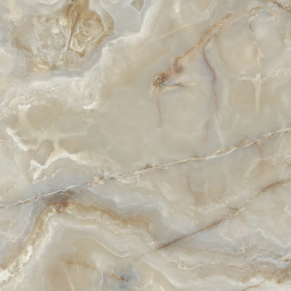Tavolo Rotondo Fisso con Piano in Ceramica Made in Italy - Forbice  Viadurini