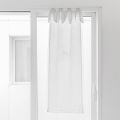 Tenda a Vetro con Garza di Lino e Organza Bianca Design Elegante - Tapioca