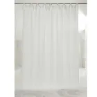 Tenda in Lino Leggero Bianco o Retrò e Organza con Laccetti di Lusso - Karnak Viadurini