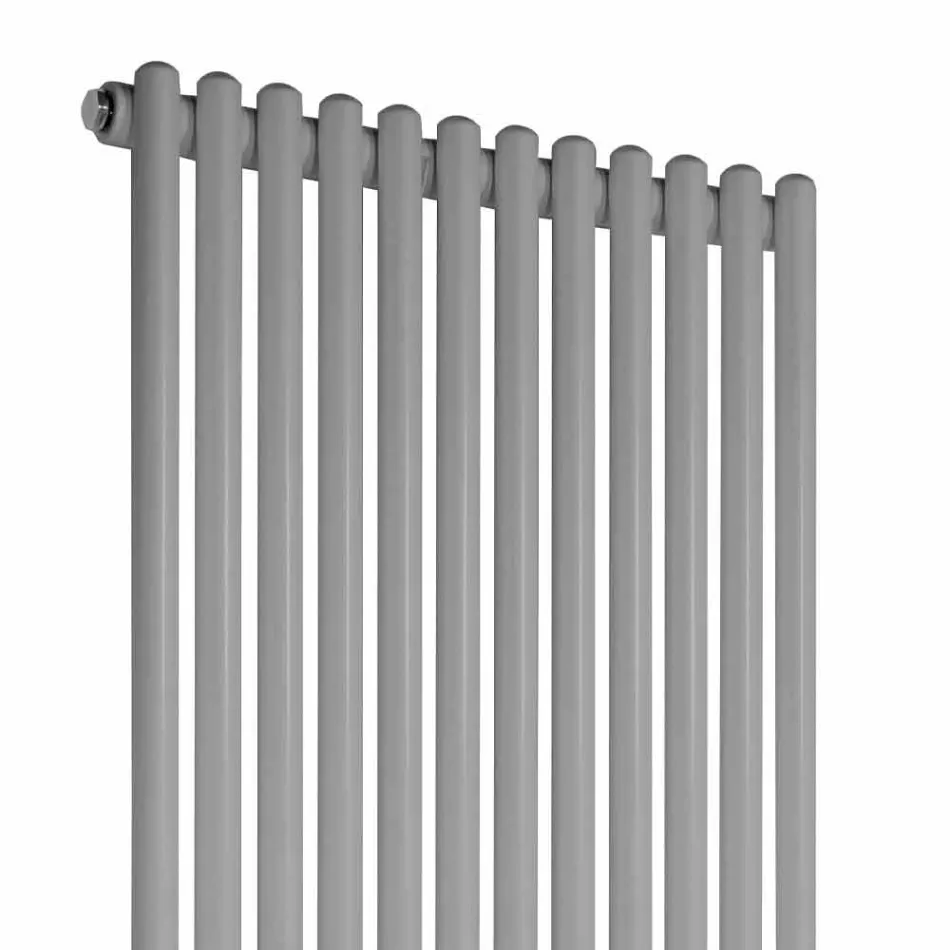 Termoarredo a Parete Verticale in Acciaio Design Moderno 1017 Watt - Zigolo Viadurini