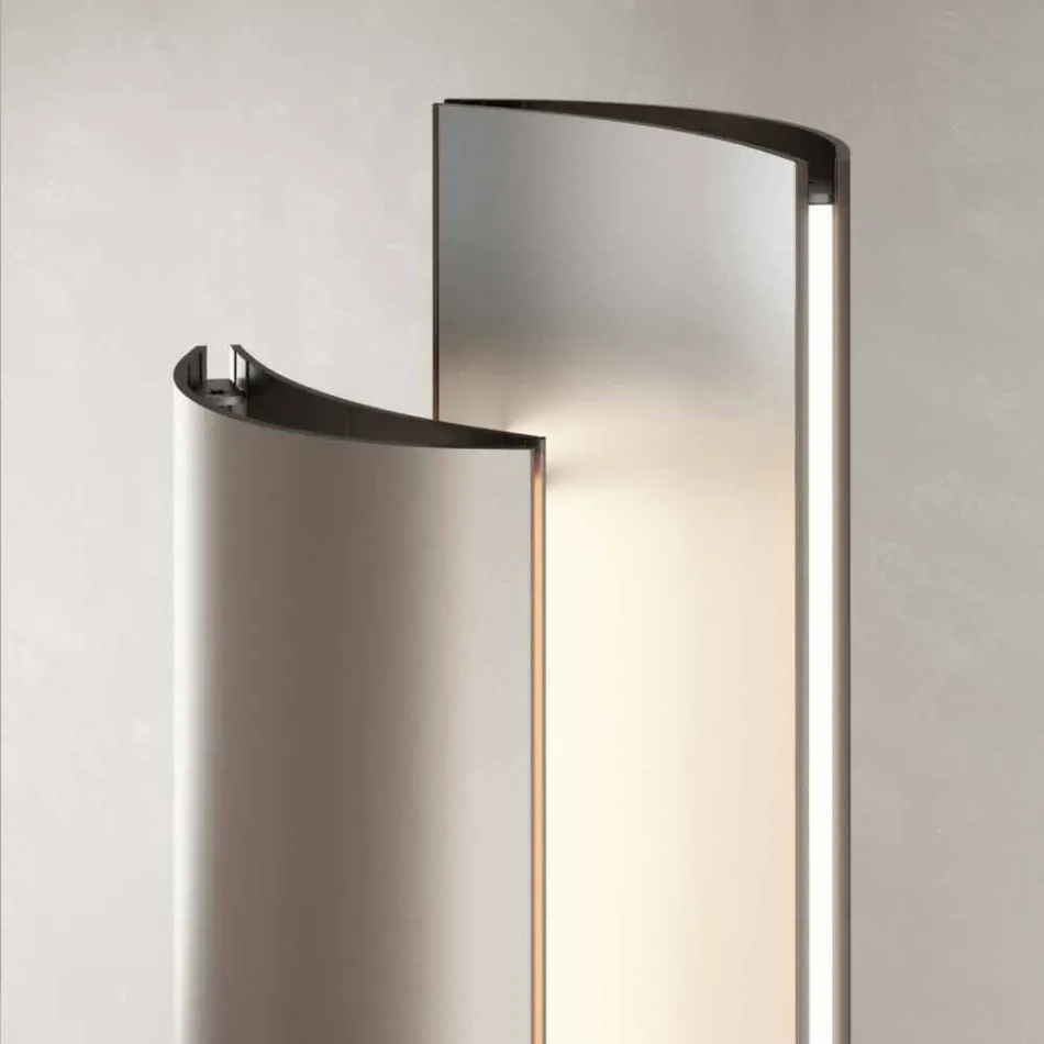 Termoarredo a Terra Elettrico con Led Design Singolo o Doppio a 500 W - Stilus Viadurini