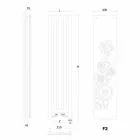 Termoarredo bagno elettrico made in Italy New Dress by Scirocco H  Viadurini