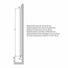 Termoarredo Elettrico a Parete Design in Alluminio Moderno a 1000 W - 100Righe Viadurini