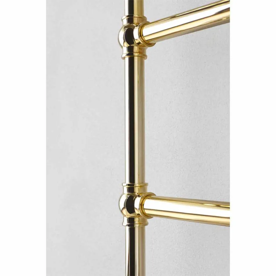 Termoarredo Elettrico Componibile in Ottone Cromo o Oro a 200 W - Caesar Viadurini