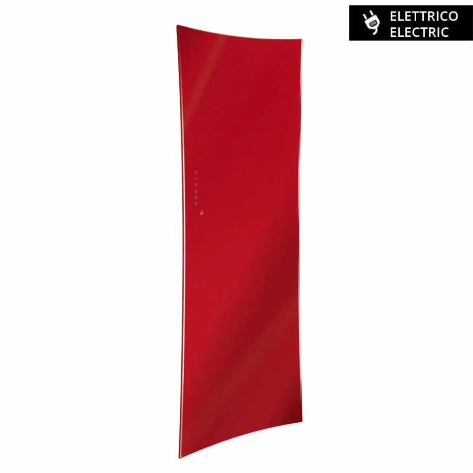 Termoarredo elettrico da parete in vetro temperato Barry Viadurini