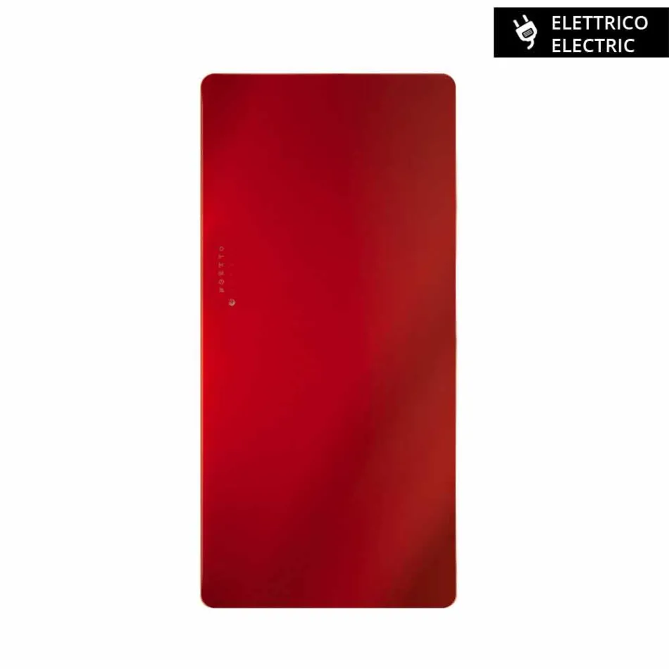 Termoarredo elettrico di design in vetro temperato Jonny Viadurini