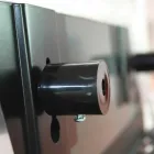 Termoarredo elettrico in vetro temperato, finitura in pietra Jonny Viadurini