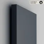 Termoarredo elettrico verticale con cover in acciaio Scirocco H Light Viadurini