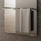 Termoarredo elttrico di design in vetro trasparente Star,made in Italy Viadurini
