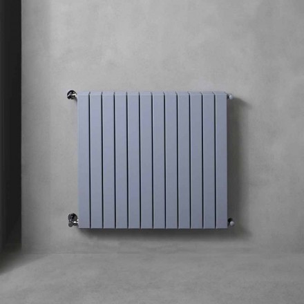 Termoarredo Idraulico a Parete Design Verticale Basso Moderno 1824 W - Picchio Viadurini