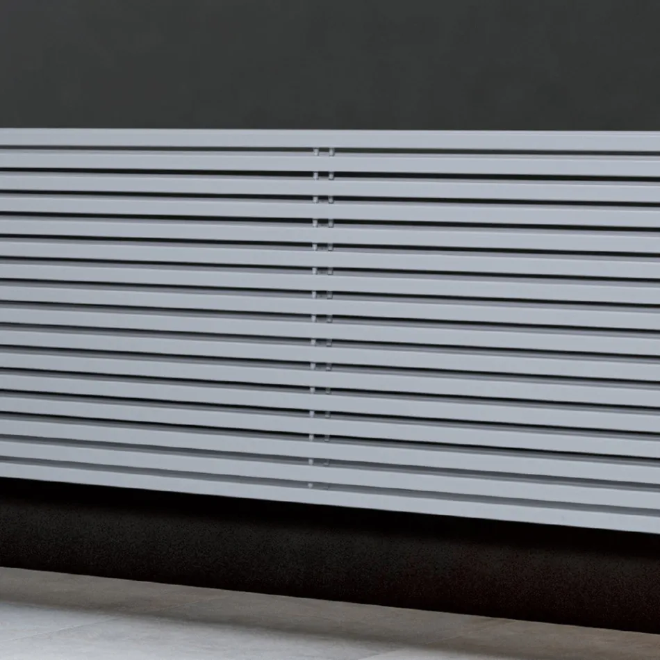 Termoarredo Idraulico con Elementi a Sezione Doppia Quadrata Made in Italy - Lampone Viadurini