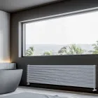 Termoarredo Idraulico con Elementi a Sezione Doppia Quadrata Made in Italy - Lampone Viadurini