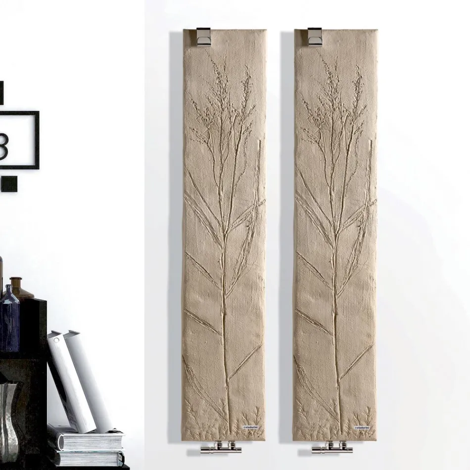 Termoarredo Idraulico Fino a 480 Watt in Polvere di Marmo Italiano - Naturae Viadurini