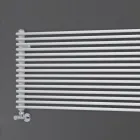 Termoarredo Idraulico in Acciaio con Singola Sezione di Elementi Made in Italy - Cestino Viadurini