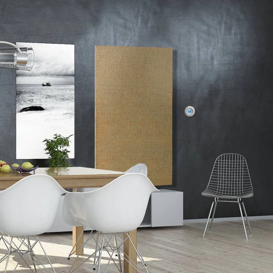 Termoarredo Idraulico Moderno in Polvere di Marmo Italiano  - Texturee Viadurini
