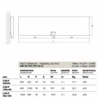 Termoarredo idraulico verticale, cover in acciaio, Scirocco H Light Viadurini