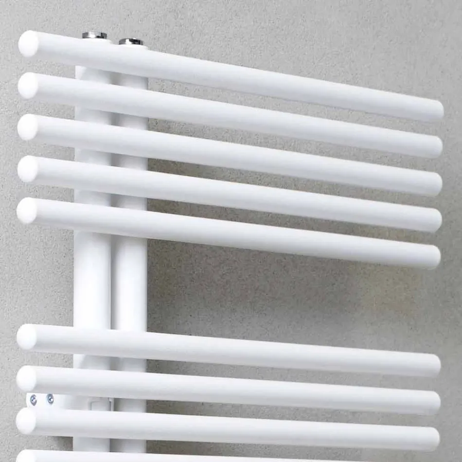 Termoarredo Scaldasalviette Bagno Design Moderno a Parete fino a 690 W - Pavone Viadurini
