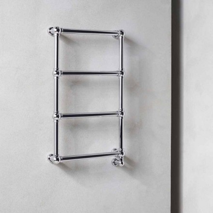 Termoarredo Scaldasalviette Elettrico Cromo in Ottone di Design 200 W - Caesar Viadurini