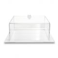 Tortiera Quadrata Plexiglass Trasparente Made in Italy 2 Misure - Crotone
