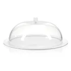 Tortiera Rotonda Plexiglass Trasparente Made in Italy 2 Misure - Crotone Viadurini