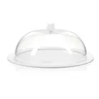 Tortiera Rotonda Plexiglass Trasparente Made in Italy 2 Misure - Crotone Viadurini