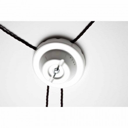 Toscot Battersea rosone a soffitto piccolo Made in Toscana Viadurini
