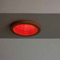 Toscot Carso faro ad incasso Ø14 cm in terracotta made in Toscana