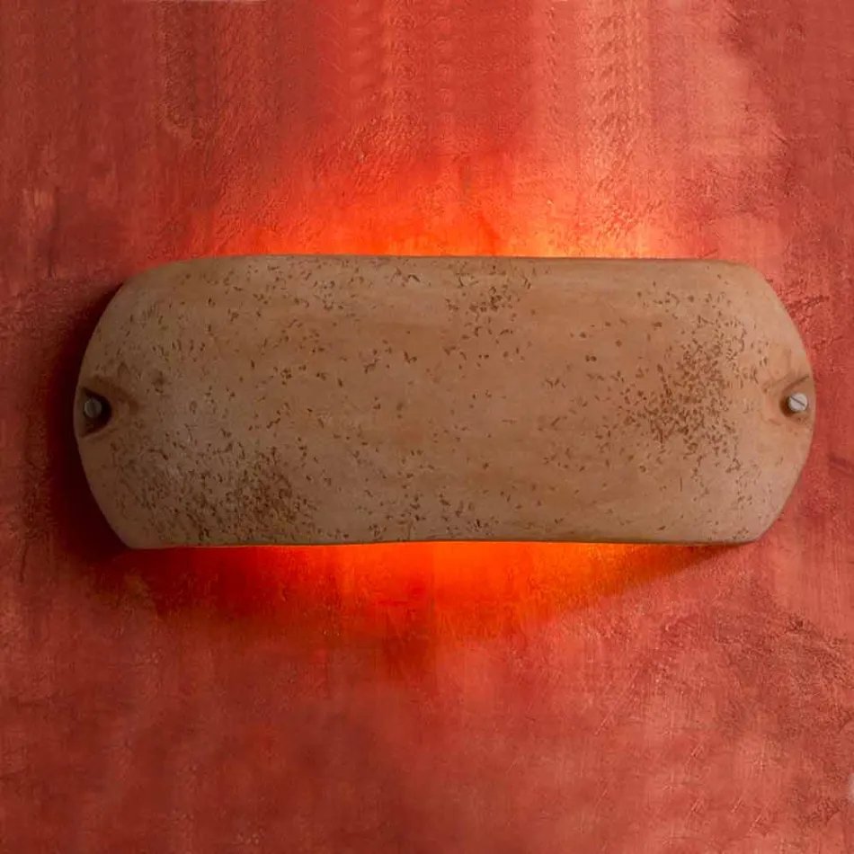 Toscot Castelverde applique esterno/interno in terracotta made Italy Viadurini