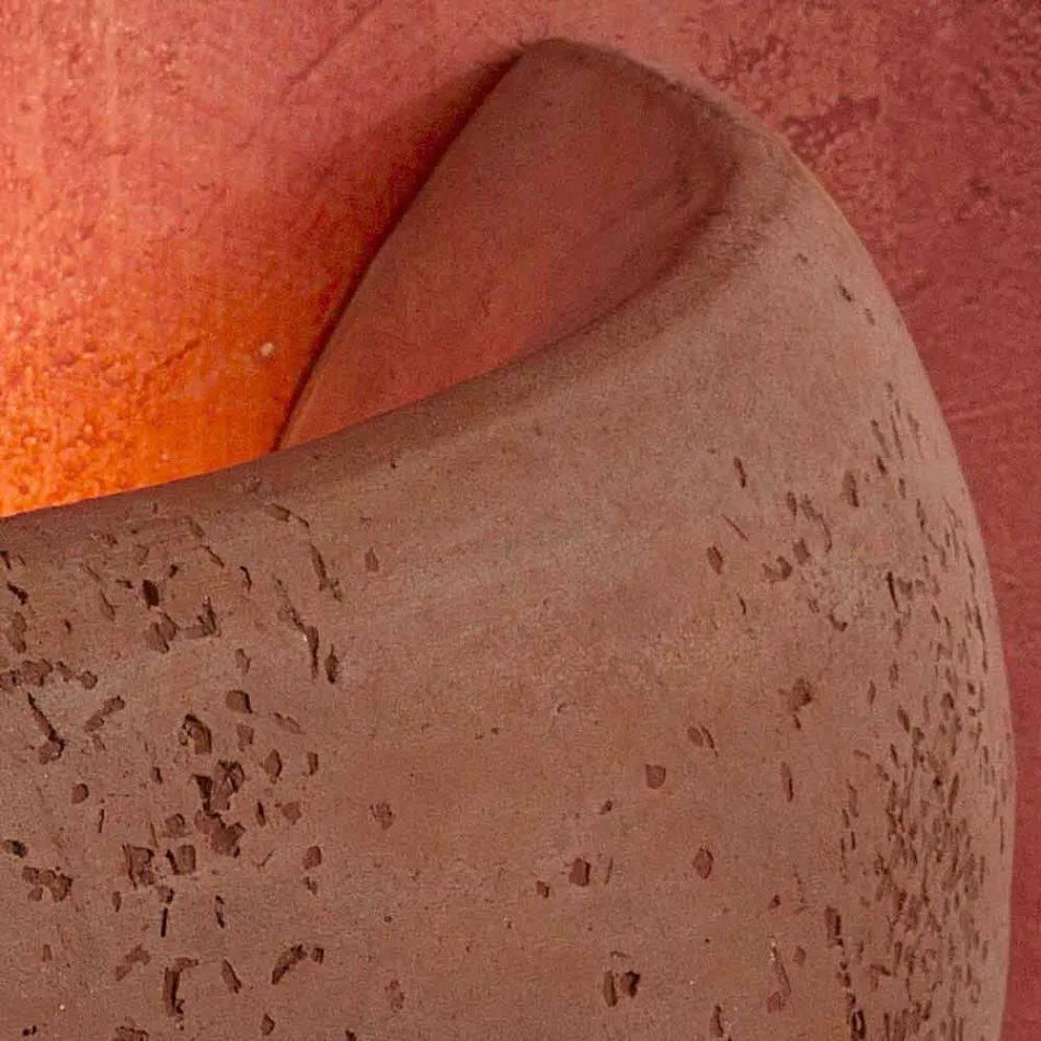 Toscot Castelverde applique esterno/interno in terracotta made Italy Viadurini