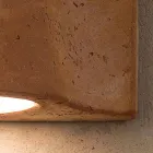 Toscot Lido lampada a muro interno/esterno terracotta made in Italy Viadurini