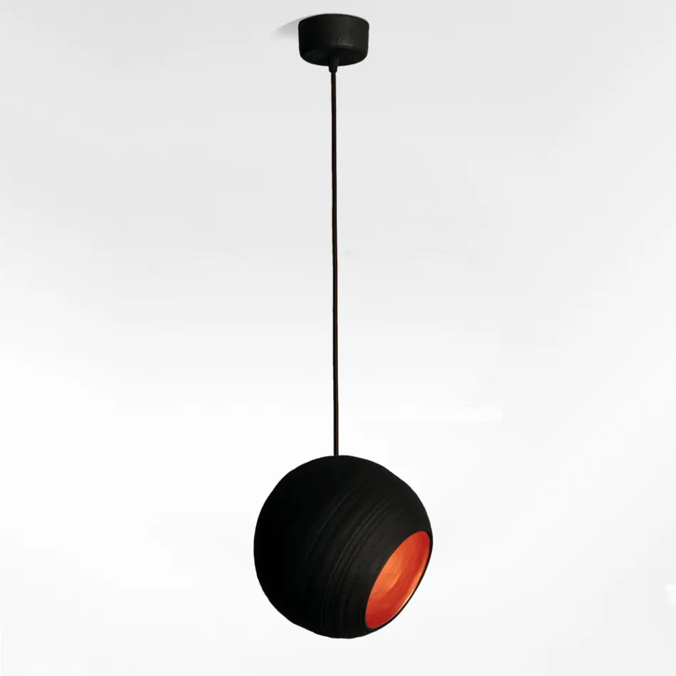 Toscot Newton lampada a sospensione in terracotta stile contemporaneo Viadurini