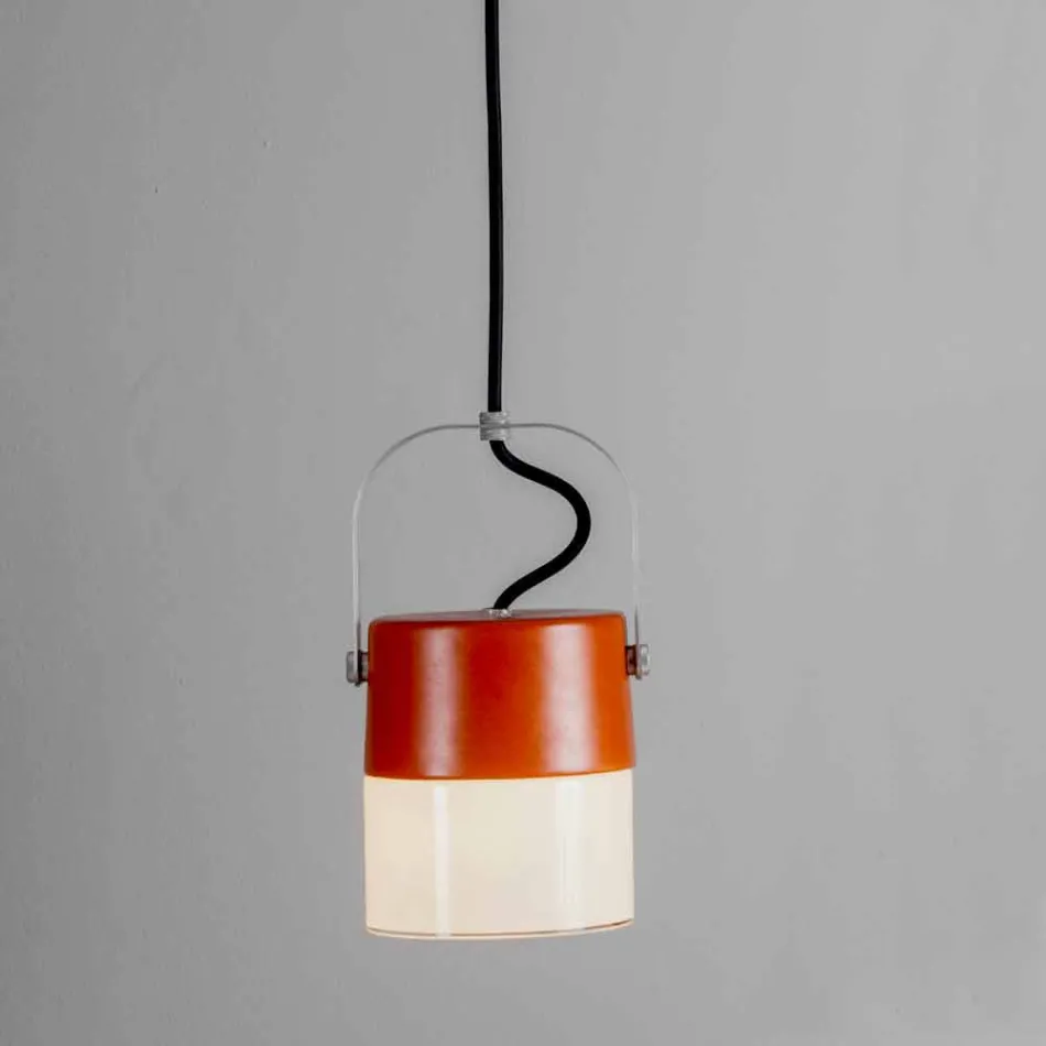 Toscot Swing lampada a sospensione in vetro soffiato made in Toscana Viadurini