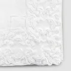Tovaglia in Lino Bianco o Burro con Pizzo Farnese Design Rettangolare - Kippel Viadurini