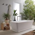 Vasca Bianca Freestanding inSolid Surface Made in Italy - Cleopatra