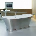 Vasca da bagno da appoggio a terra in ghisa vintage Romeo