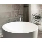 Vasca da bagno freestanding rotonda di design fatta in Italia Cremona Viadurini