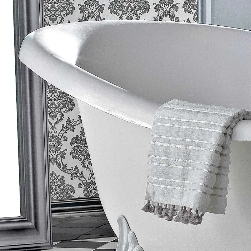 Vasca Freestanding in Acrilico Stile Vintage, Made in Italy – Tabea Viadurini